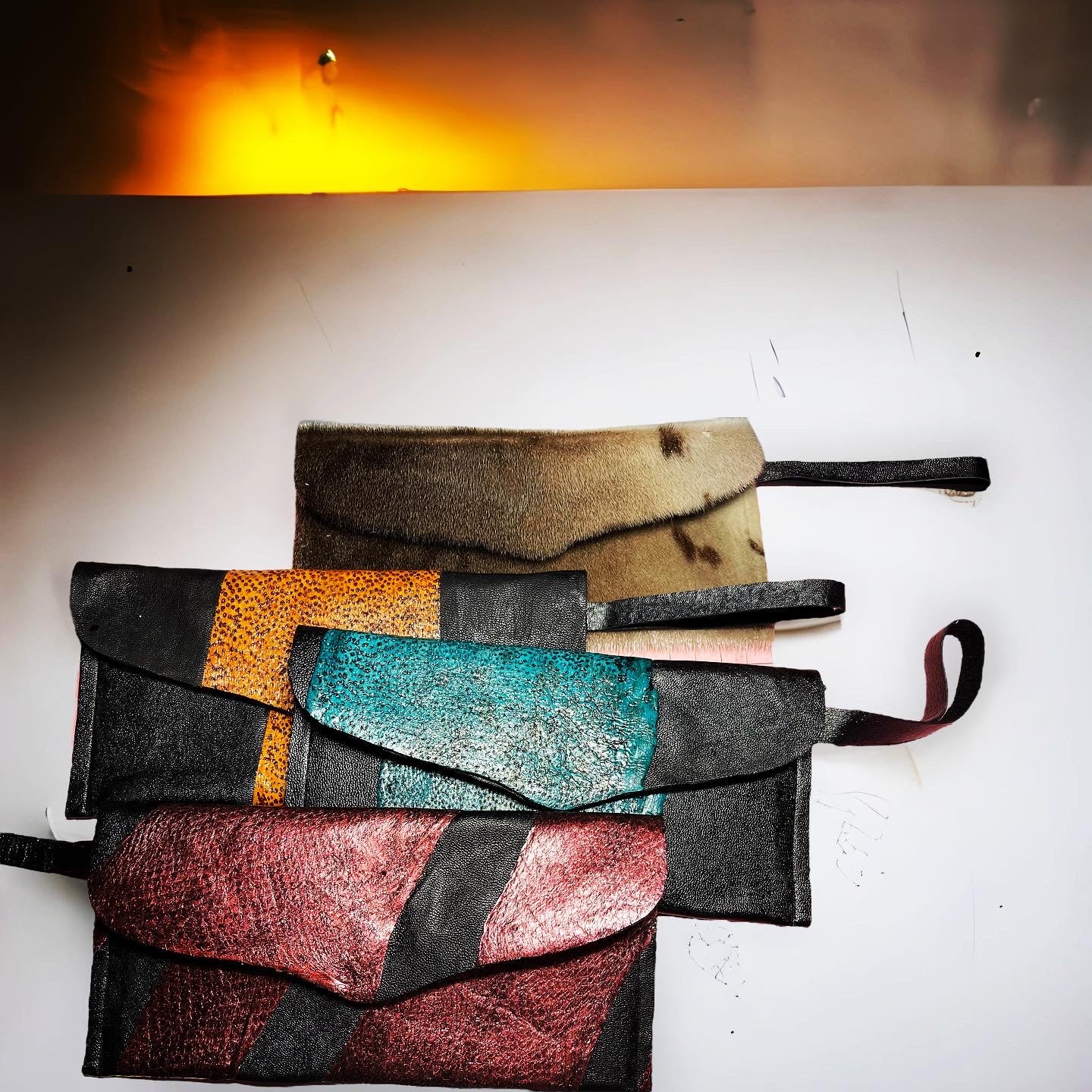 Clutches - Fish Leather, Seal Fur & Seal Leather