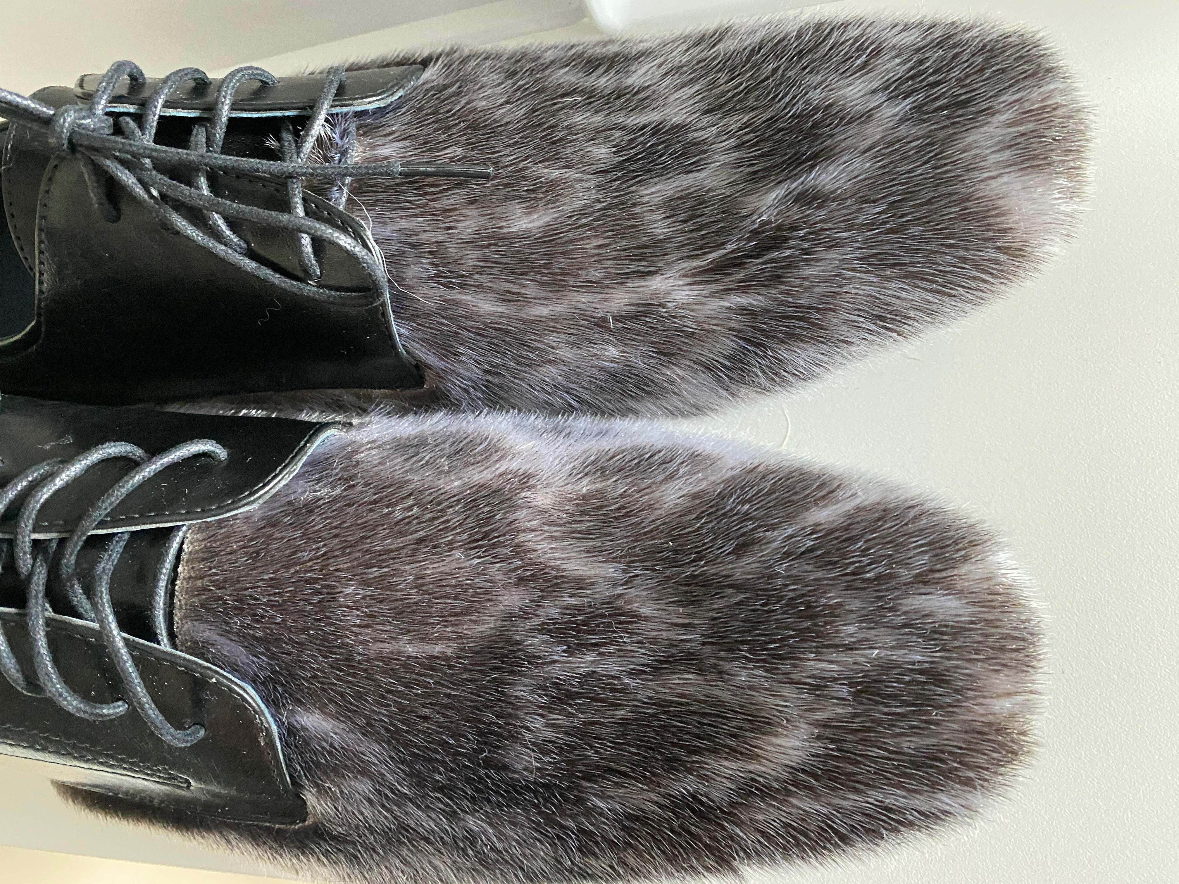 Men’s Size 11 Loafer in Natural Ring Seal Fur