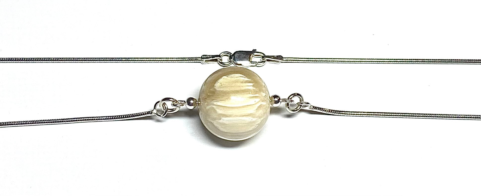 16” Musk-ox Horn Pearl Necklace