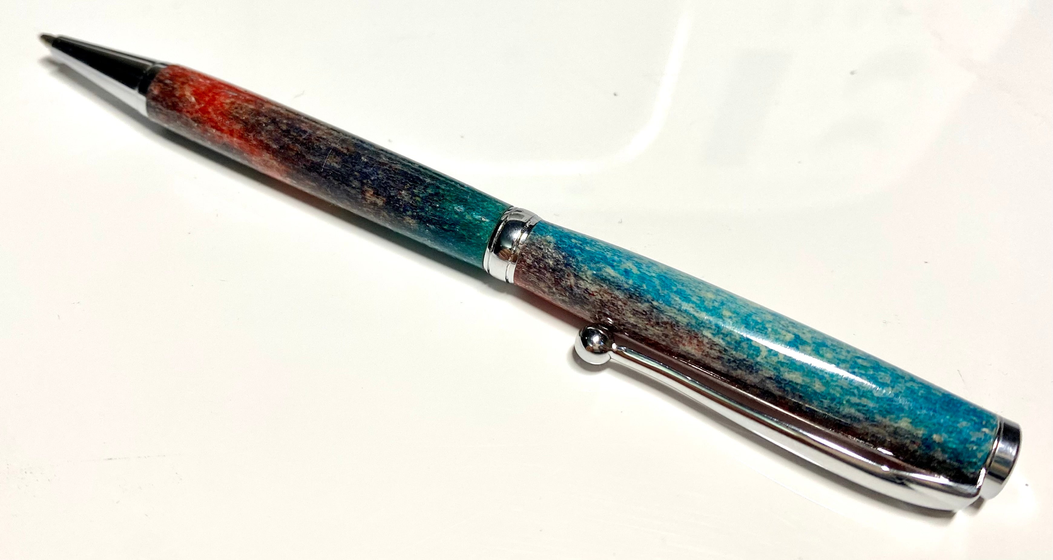 Dyed Caribou Antler Pen